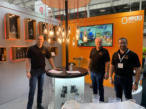 The Aegg team at their stand at a previous Packaging Innovations show