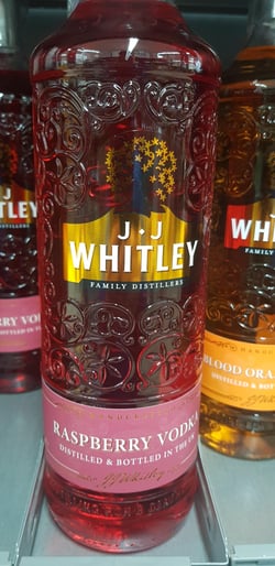 Whitley vodka bottle