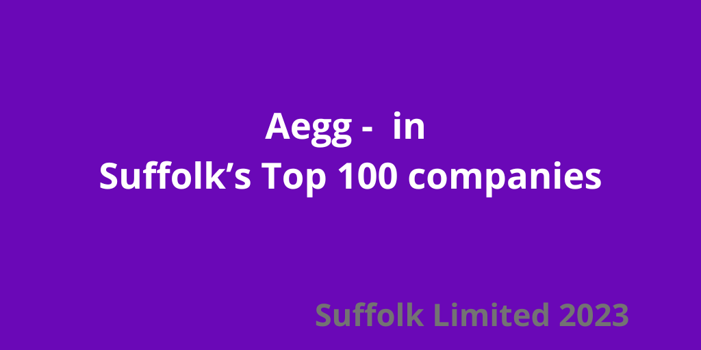 Aegg in top 100 Suffolk Companies