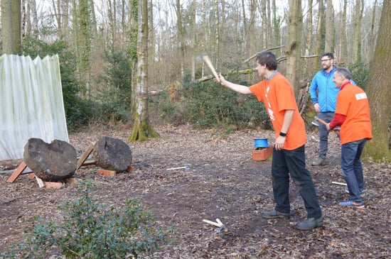 Mat axe throwing