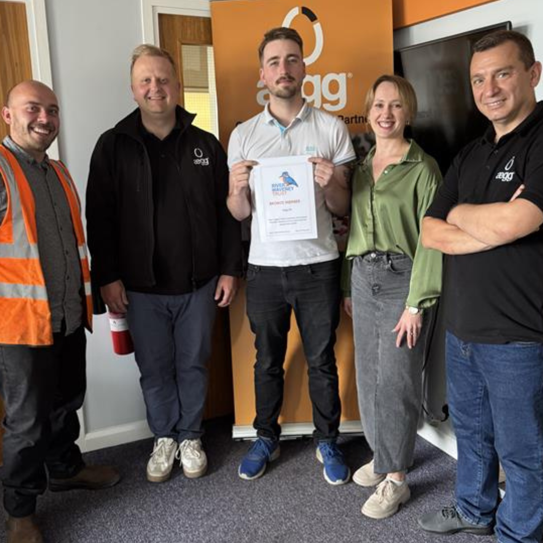 Alper Karairmak with members of the Aegg team