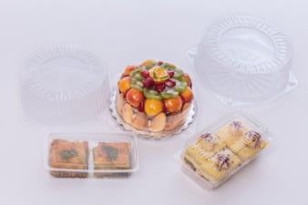 Cake packaging produced by Termoplast
