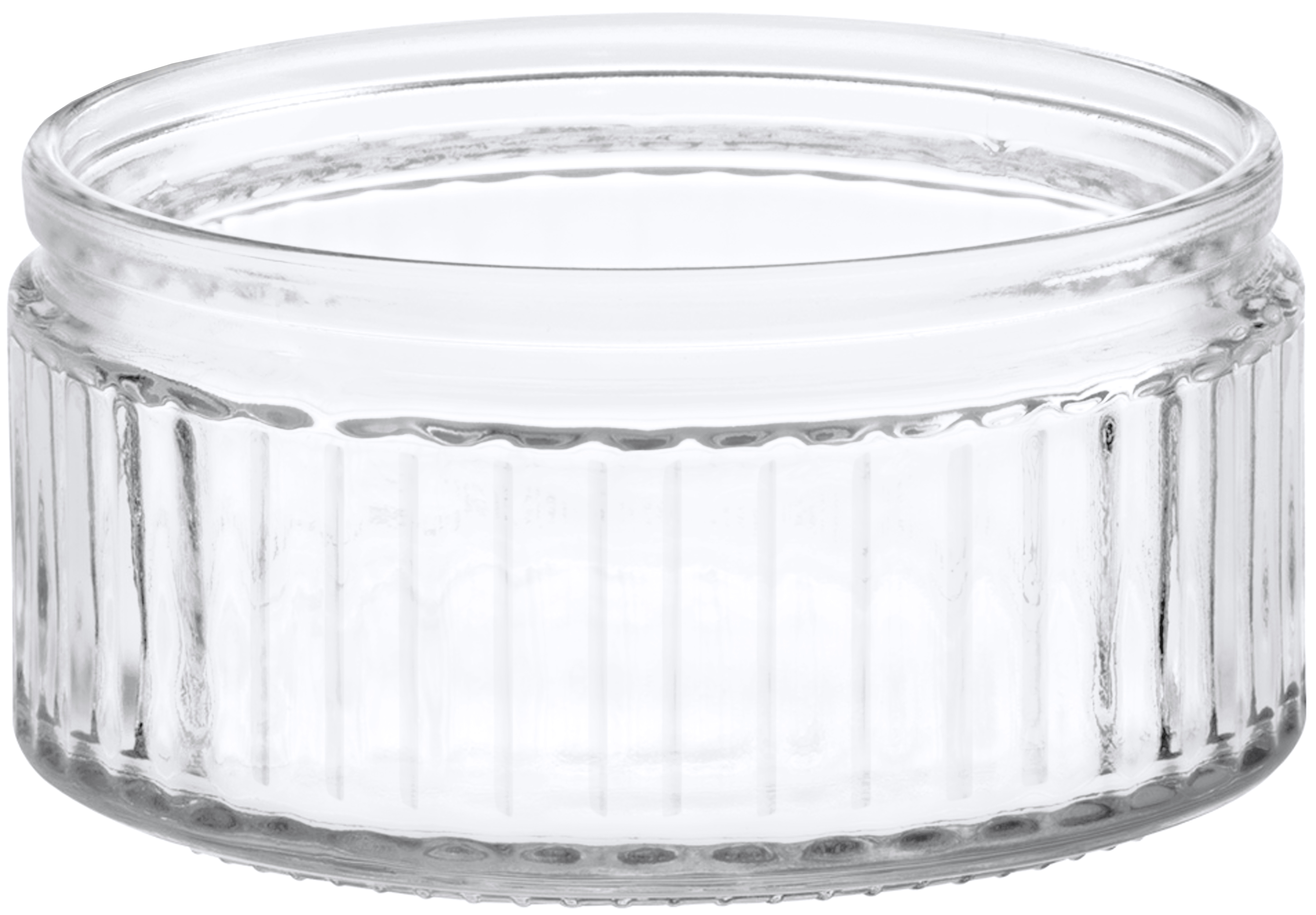 140ml Glass Fluted Ramekin - Products | Aegg Creative Packaging